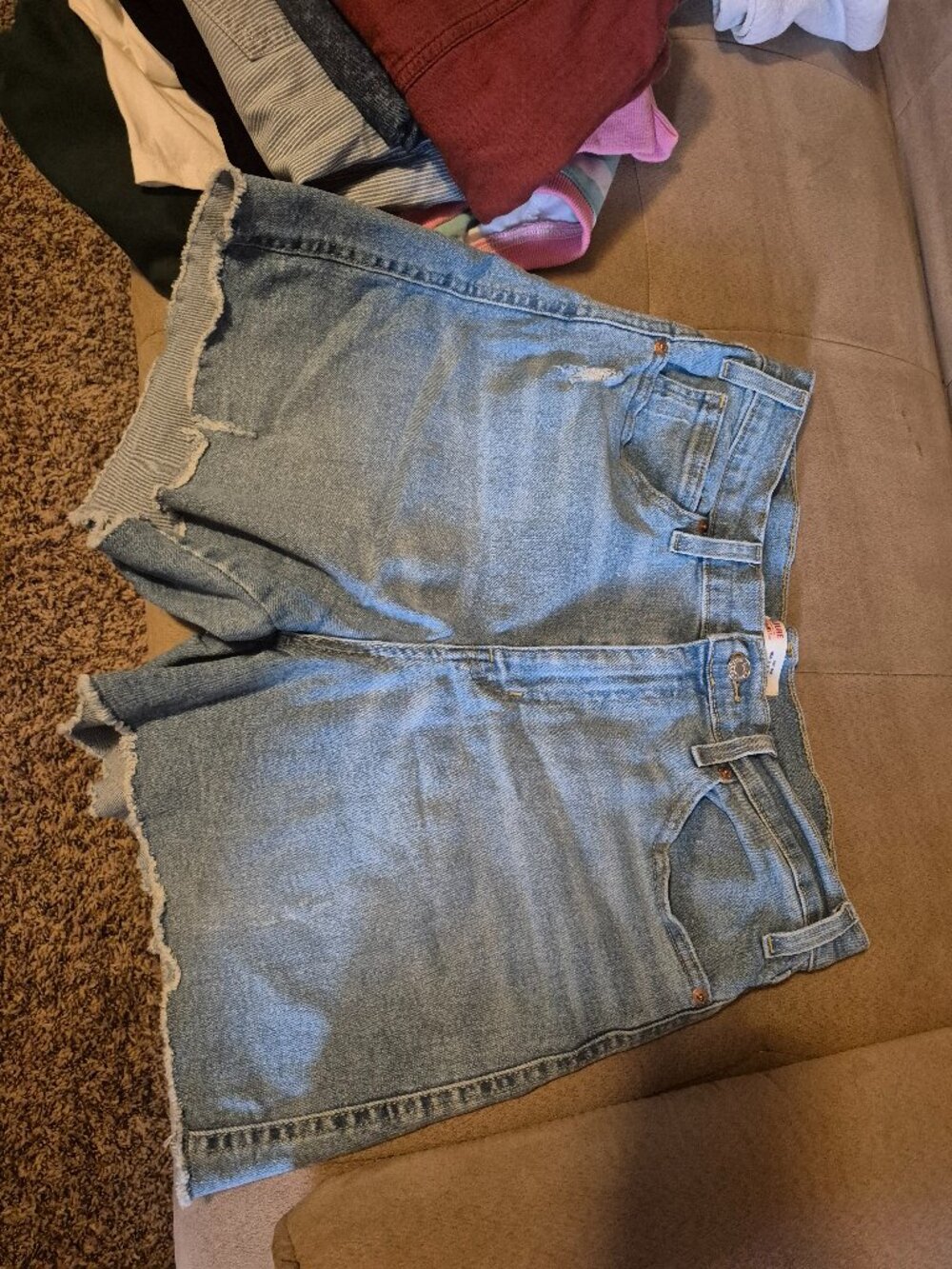 Signature by Levi Strauss Heritage High Rise Denim Shorts Size 12